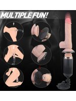 Gatling İleri Geri Hareketli Vantuzlu Şarjlı Seks Makinesi - Görsel 5