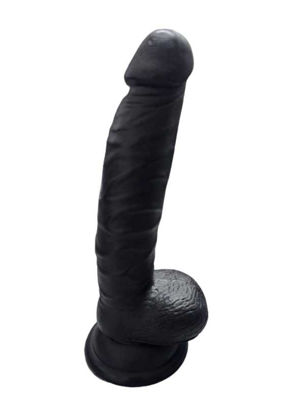 gercekci-testisli-siyah-dildo-20-cm-1267080-1 Gerçekçi Testisli Siyah Dildo 20 cm - Görsel 1