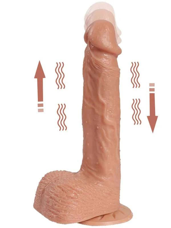 hill-ileri-geri-hareketli-sarjli-titresimli-gercekci-dildo-21-cm-14308-1 Hill İleri Geri Hareketli Şarjlı Titreşimli Gerçekçi Dildo 21 cm - Görsel 1