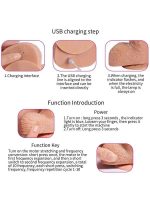 Hill İleri Geri Hareketli Şarjlı Titreşimli Gerçekçi Dildo 21 cm - Görsel 5