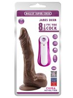 James Deen Swing Hareketli 21.5cm Zenci Vibratör - Görsel 2