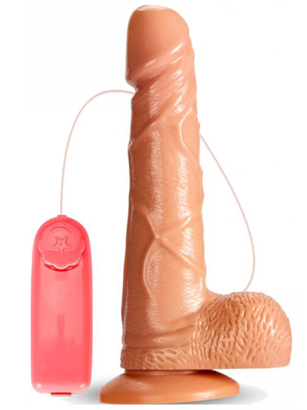 jb-titresimli-19cm-dildo-vibrator-13062-1 J.B. Titreşimli 19cm Dildo Vibratör - Görsel 1