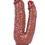 Noctis 19cm Kahverengi Çiftli Dildo No:76