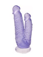 Noctis 19cm Mor Çiftli Dildo No:76 - Görsel 2