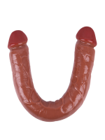 Noctis 46cm Kahverengi Çift Taraflı Dildo No:88 - Görsel 3