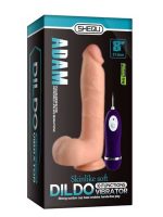 Shequ Adam Vibrating Realistik Vantuzlu Titreşimli Dildo 21 cm - Görsel 4