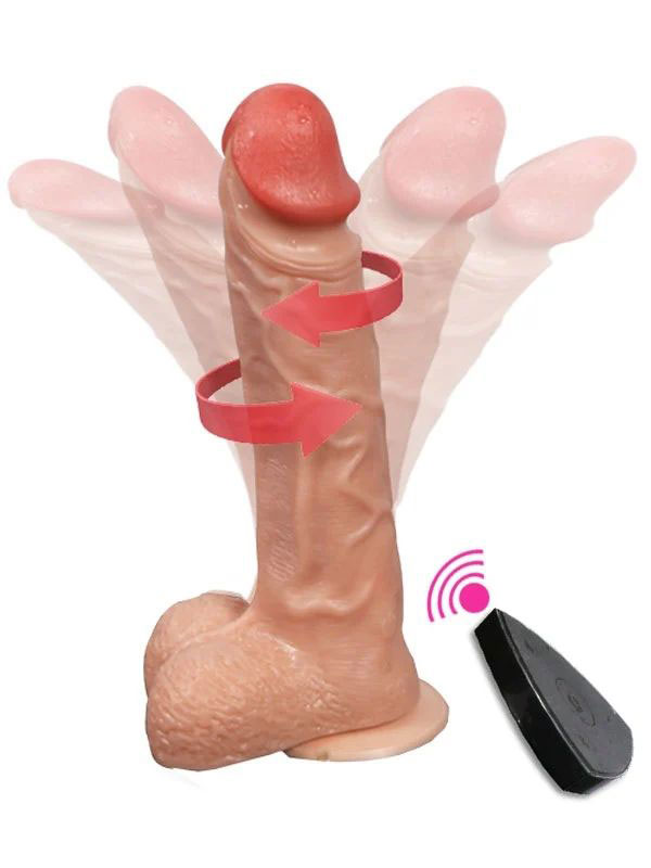 shequ-bronte-sarjli-doner-basli-realistik-dildo-uzaktan-kumandali-205-cm-14323-1 Shequ Bronte Şarjlı Döner Başlı Realistik Dildo Uzaktan Kumandalı 20.5 cm - Görsel 1