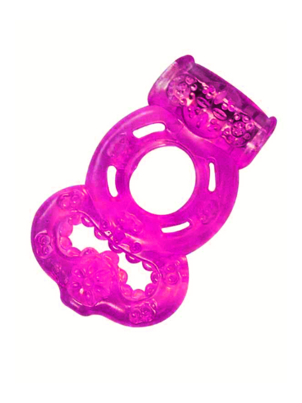 titresimli-acik-mor-desenli-penis-halkasi-313147-1 Titreşimli Açık Mor Desenli Penis Halkası - Görsel 1