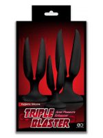 Triple Blaster Açılır 3lü Anal Tıkaç Seti - Görsel 2