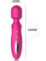 Xuanai Isıtmalı Şarjlı Wand Vibratör - Pembe - Görsel 3