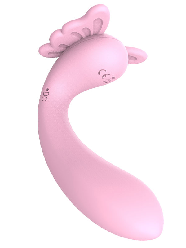 xuanai-sarjli-kelebek-vibrator-pembe-12050-1 Xuanai Şarjlı Kelebek Vibratör - Pembe - Görsel 1