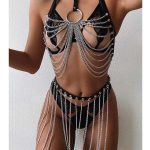 Zincirli Boyun Tasmalı Harness Set