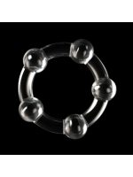 Boncuklu Penis Halkası Şeffaf Renk