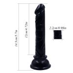 Censan Siyah Renk Gerçekçi 15CM Anal Dildo - Görsel 4