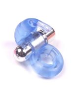 Titreşimli Tavşan Kulaklı Penis Halkası – Klitoral Uyarım ve Performans Destekleyici Mavi - Görsel 2