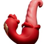 Censan Şarjlı Çift Uyarımlı Dil Rabbit Vibratör Silikon Titreşimli