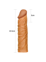Censan Add 2" Pleasure X Tender Penis Sleeve Brown - Görsel 3