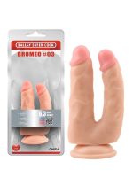 Bromeo Çiftli Kıkırdaklı Gerçekçi Dildo