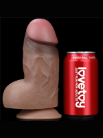 Censan 7.0 İnç Dual Layered Platinum Silicone Cock - Görsel 4