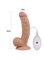 Censan 8.5 İnç The Ultra Soft Dude Vibrating Realistik Vibratör - Görsel 4