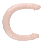 Censan Çift Taraflı Esnek Dildo 40 cm – Gerçekçi Dokulu Ten Renk