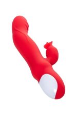 Censan Jos Redli 21cm Kırmızı Klitoral Uyarıcılı Vibratör - Görsel 3