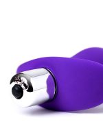 CENSAN Kamet Anal Vibro Plug Beden L  mor 14 cm - Görsel 4