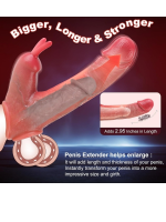 Censan Uzaktan Kumandalı Tavşan Penis Kılıfı - Görsel 3