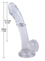 Noctis 19cm Beyaz Dildo No:10 - Görsel 3