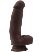 Pruriency Lord Kıkırdaklıı Gerçekçi Dildo - 17.5cm Zenci