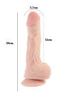 Rammer 19cm Kıkırdaklı Gerçekçi Dildo - Görsel 5