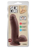 Sex Lure Kıkırdaklı Gerçekçi Dildo - 17.5cm Zenci - Görsel 2